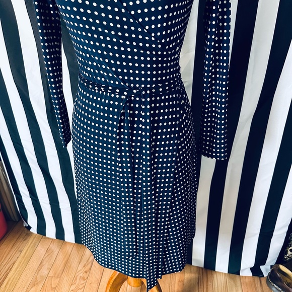 Veronica M. Polka Dot Pattern Wrap Dress - Picture 2 of 6